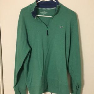 Green Pima Cotton Vineyard Vines Pullover.